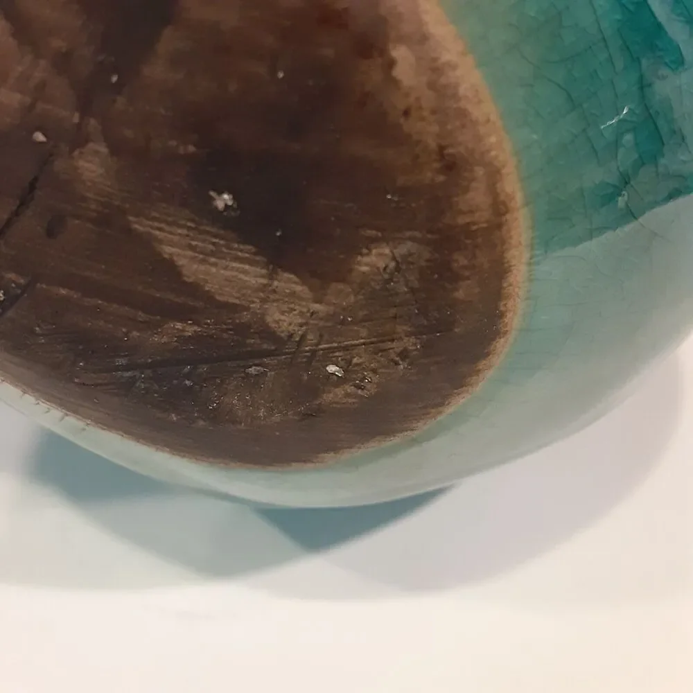 Vintage Italian Majolica Peacock Stunning Unique 11